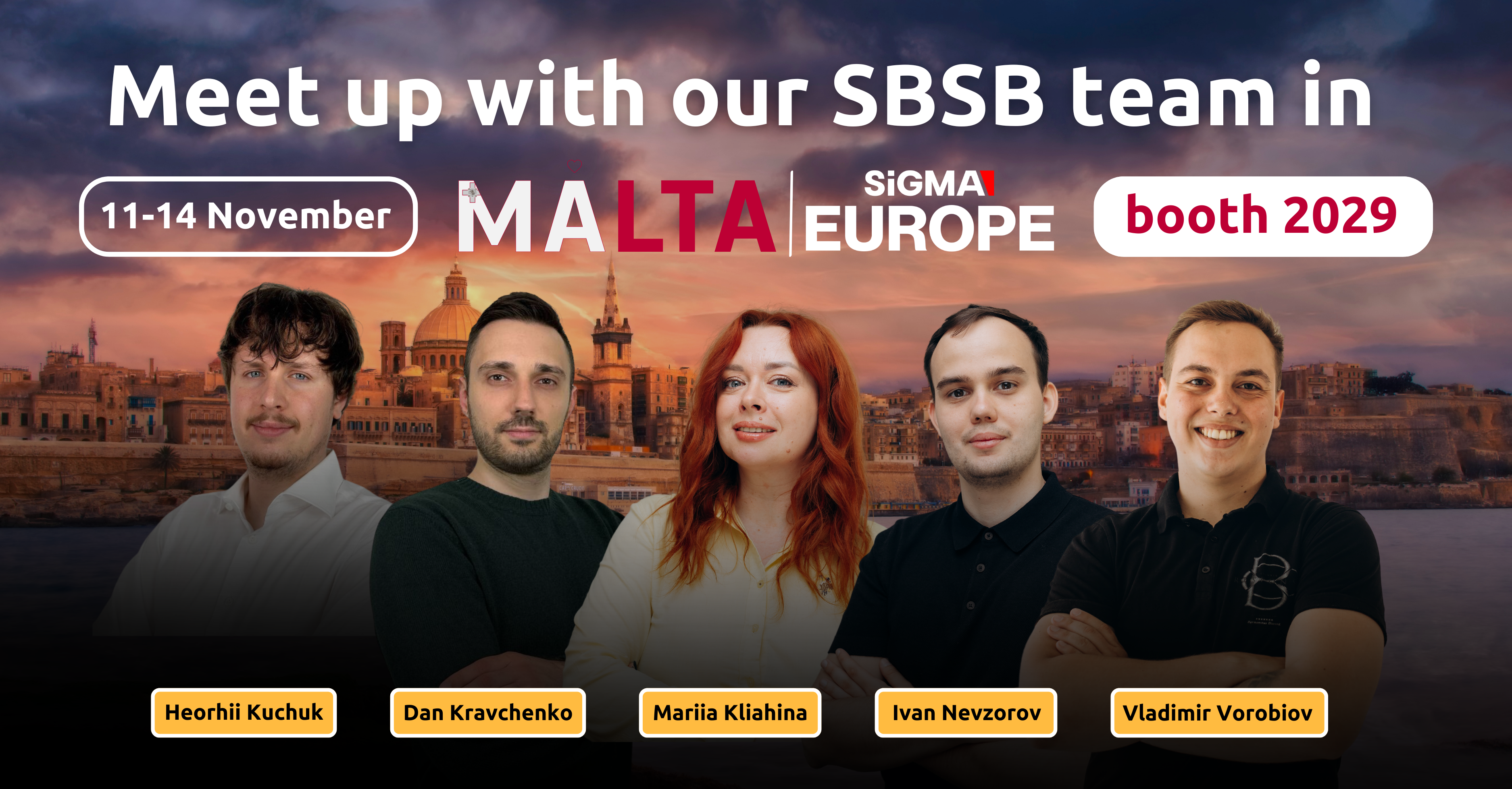 Meet Us at SiGMA Europe, Booth #2029!