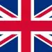 British flag - original colors and proportions. Vector illustration EPS 10.